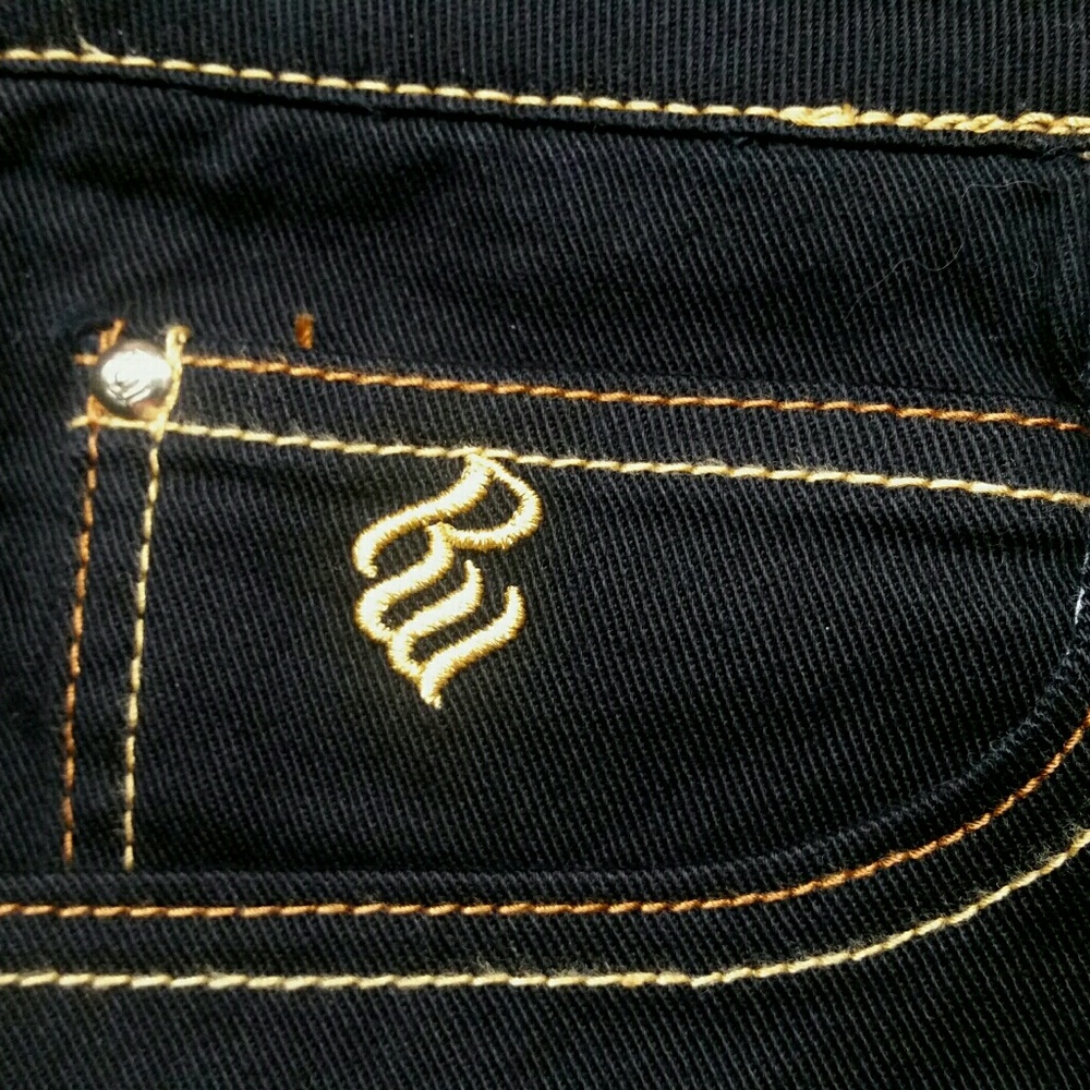 ROCAWEAR Midnight Black Bermudas size 7 NWOT short - Picture 8 of 8